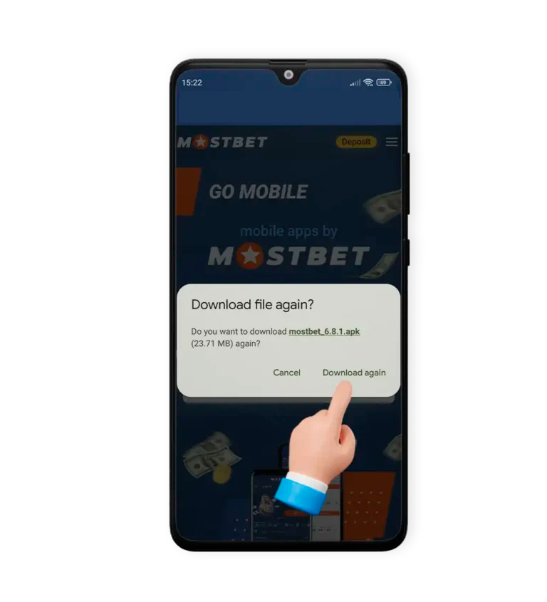 Accepter de télécharger le fichier APK sur votre téléphone Android, étape 6